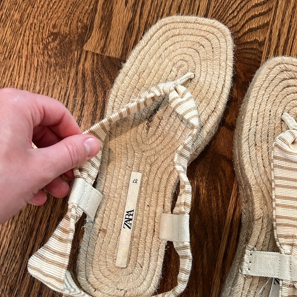 Zara Wrap Platform Sandals - Picture 3 of 4